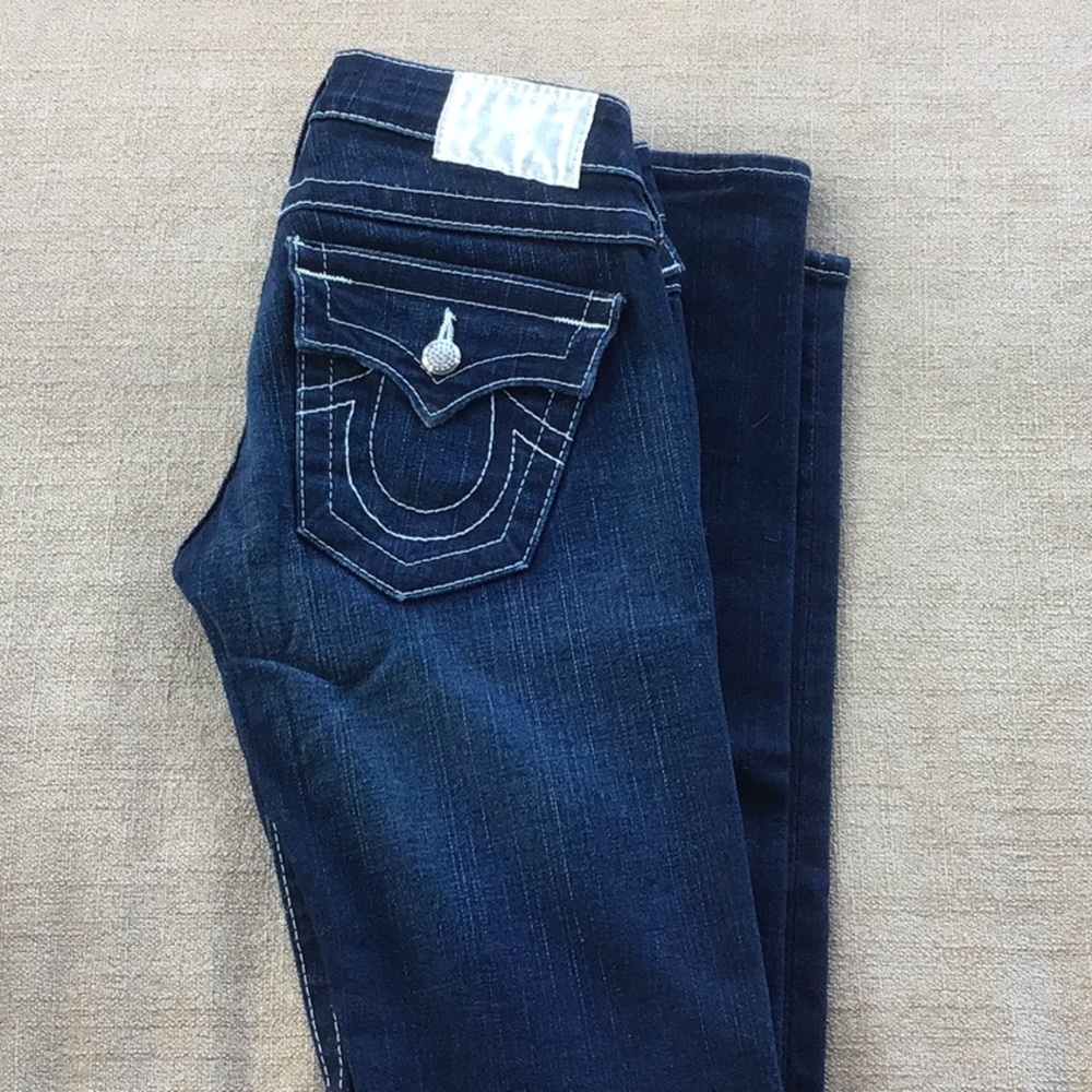 True Religion Billy World Tour Bling Jeans